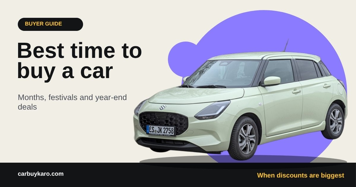 Best Time to Buy a Car in India: Festive Offers, Year-End Deals and Launch Timing