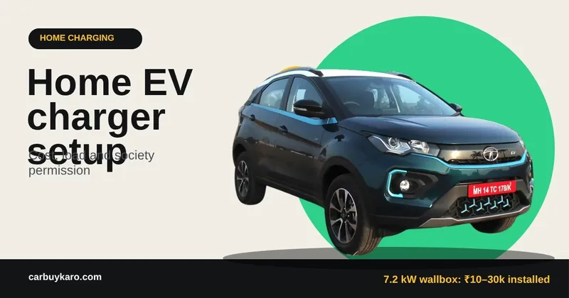 Home EV Charger Installation in India: Cost, Load, Society Permission and Steps