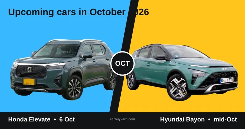 Upcoming Cars in October 2026: Every New Launch With Dates and Expected Prices