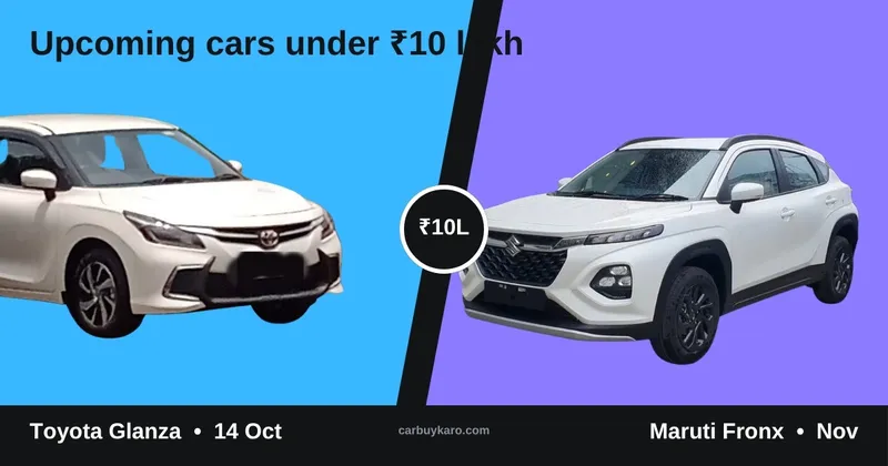 Upcoming Cars Under 10 Lakh in India (2026–27): Launch Dates and Expected Prices